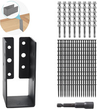 Concealed Joist Hangers, 24 Pcs of 2"X4"Outdoor Concealed-Flange?Q235 Steel Plat