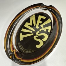 Nat Sherman Timeless Crystal Glass Ashtray - Brown - New