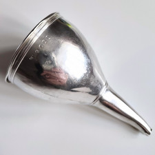 George III Sterling Silver 1805 Antique Wine Funnel