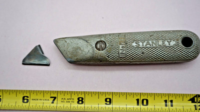Vintage Stanley No. 199  Fixed Blade Utility Knife  England , free ship USA