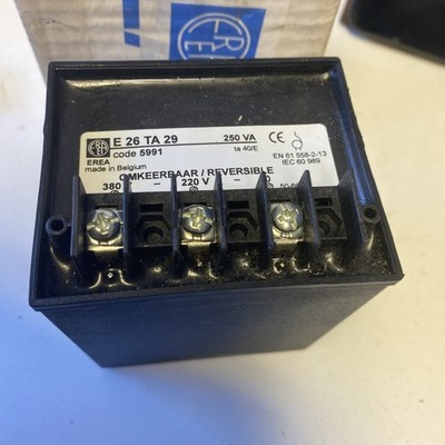 EREA E26TA29 Print Transformer 25VA 230V To 2x 24V Safety Transformer NEW