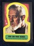 1977 Topps Star Wars - Stickers #9 Ben (Obi-Wan) Kenobi Stic
