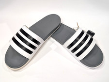 adidas Adilette Comfort Grey/Black/Wht Men's Slide Sandals-Asst Size NWB GY5895