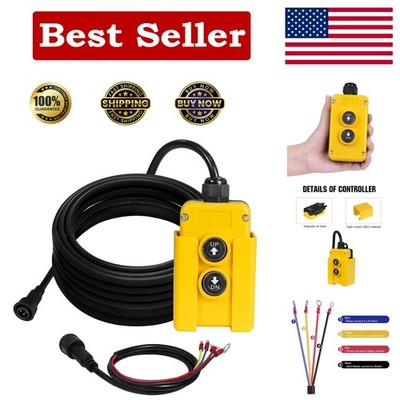 4-Wire Remote Control Switch for 12V Hydraulic Pump - Efficient Dumping Solution