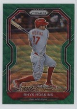 2021 Panini Prizm Tier II Green Wave Prizm Rhys Hoskins #167 1fa0