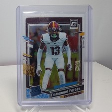 2023 Donruss Optic Rated Rookie Emmanuel Forbes #299 (RC) Washington Commanders 