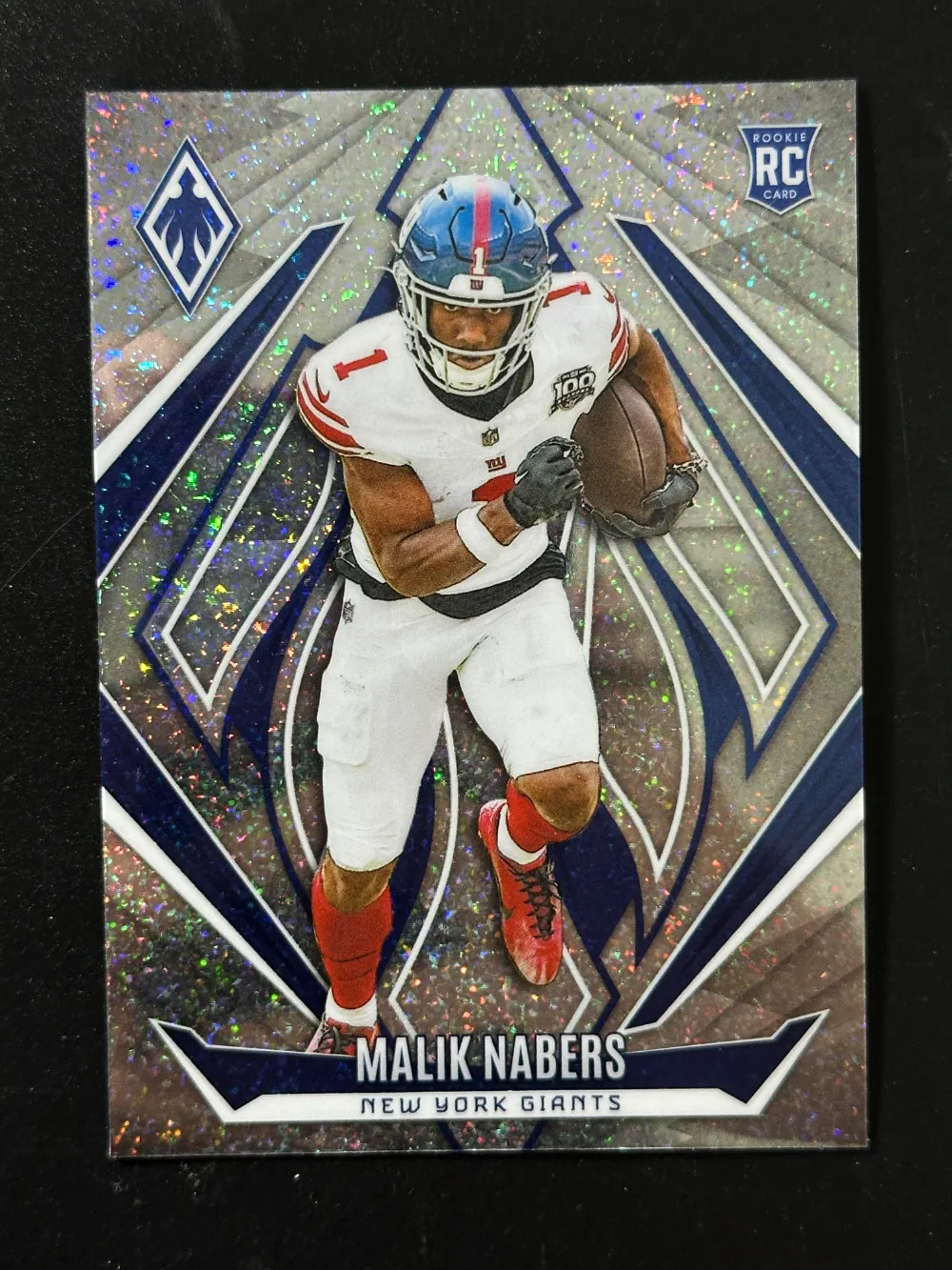2024 Phoenix International Malik Nabers RC Silver Celestial Glitter #221 GL12