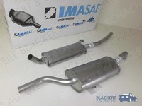 Imasaf Auspuffset für Audi 200 2.1 5 E (43) 1979-1982 | Mitteltopf + Endtopf