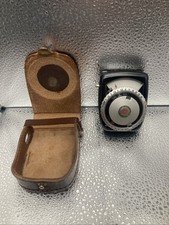 VTG GE General Electric Light Exposure Meter Type PR-2 w/ Leather Case Untested