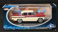Solido Sixties 1:43 Simca Chambord 1958 Red/Cream Diecast Car Model 4561 MIB