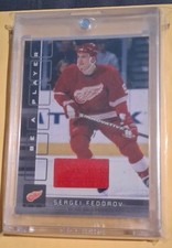 2001-02 ITG BAP -HE SHOOTS HE SCORES REDEMPTION Sergei Fedorov GU JERSEY #14/20