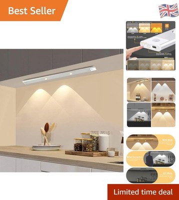 Vielseitiges 20cm LED Nachtlicht mit Bewegungssensor - USB wiederaufladbar & kabellos