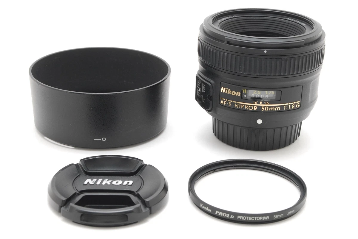 Nikon NIKKOR AF-S f/1.8 Camera Lenses 50mm Focal for sale | eBay