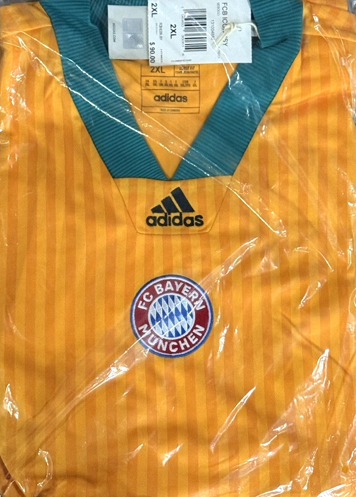adidas　FC BAYERN MUNCHEN 1990s Bayern Munich adidas Football Icon Jersey - Yellow [HT8833