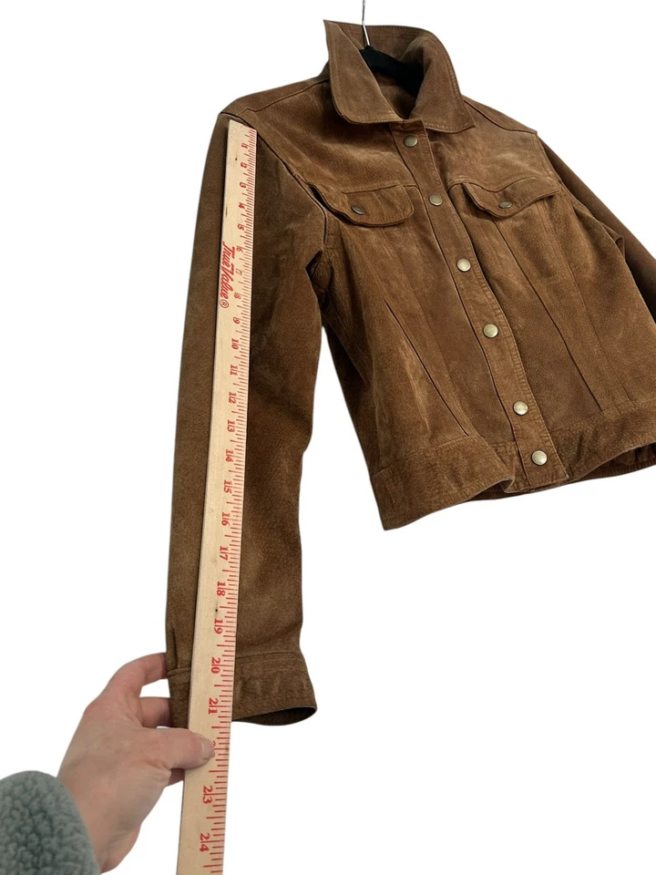 Abrigo chaqueta de cuero para mujer Vakko Sport Too Small de piel de cerdo Foto 4 de 4