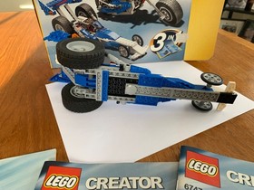 LEGO 6747 Creator 3 in 1, Race Rider. 100% Complete with Box & Manuals 2008