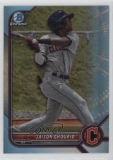 2022 Bowman Draft Chrome Sky Blue Refractor Jaison Chourio #BDC-189 09xd