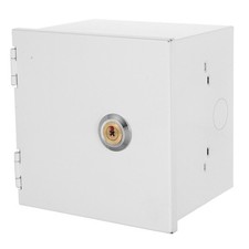 Reusable Outdoor Socket Box White Iron Anti Theft Splashproof Electrical Cover
