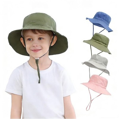 Baby Kinder Sonnenhut verstellbar, Sonnenschutz UPF 50+ Mütze