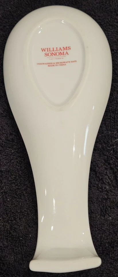 RARO Williams Sonoma Santa Cuchara Descanso Twas la Noche Antes de Navidad Nuevo sin caja Foto 2 de 3