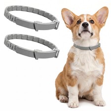 2pz Collare Antiparassitario per Cani Anti Pulci E Zecche Regolabile 65Cm