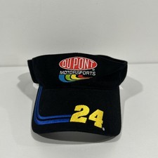 NASCAR DuPont Motorsports #24 Visor Jeff Gordon Strapback Adjustable