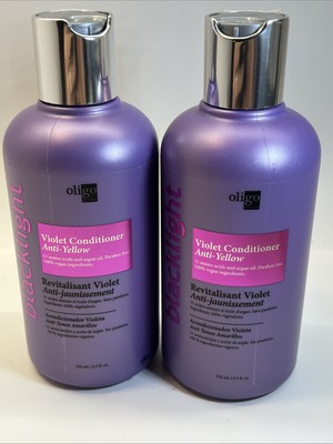 Oligo Blacklight Violet Conditioner Anti-Yellow 2X 8.5oz 250ml Lot Of 2 New