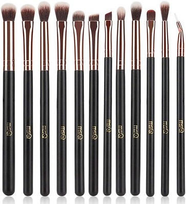 Professional 12 Piece Eye Makeup Brush Set for All Skin Types