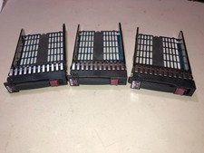 HP Lot of 3 371593-001 371593 2.5" SFF Server Hard Drive Trays Caddies Screws