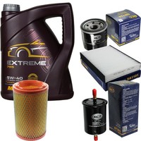 SCT Inspektionspaket 5L Mannol Extreme 5W-40 FüR Renault Clio II 1.2 Kangoo
