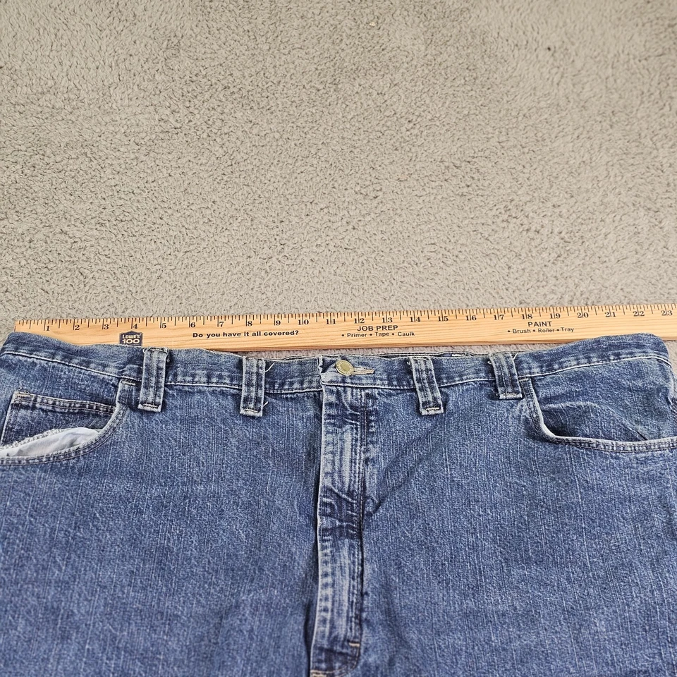 Wrangler Carpenter Denim Shorts Mens 46 Relaxed Fit Utility Pockets Workwear - Image 4 of 4
