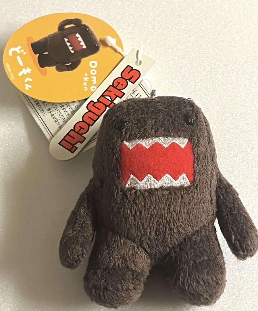 Sekiguchi Plush Domo-kun Kids Mini Mascot Key Chain H9×W8×D4cm NHK