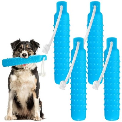 Blueweenly 4 Pcs Dog Bumper Toy for Water Retrieving Plastic Puppy Training D...
