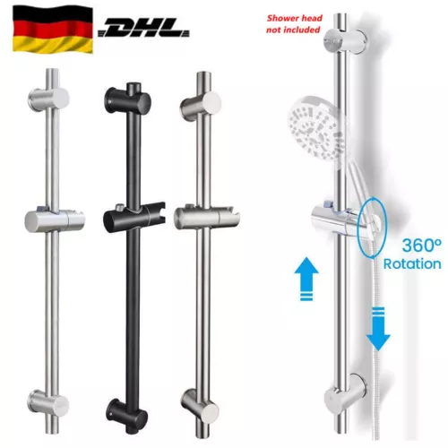 Edelstahl Verstellbar Duschstange Wandhalter Brausekopfhalter Variabelhalter DHL - Bild 1 von 21