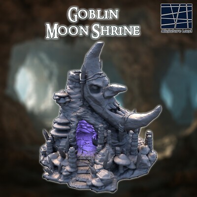Goblin Moon Idol Cave 28mm Orc & Goblin Terrain D&D Warhammer Five Leagues