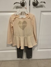 Calvin Klein girls Size 4 2 Piece Set