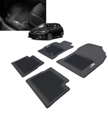 Floor Mats All-Weather Set Of Four Black Genuine Accessory