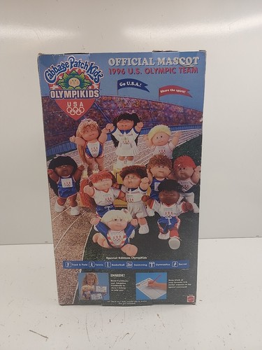 Cabbage Patch Kids Olympikids Doll Swim Girl Brown Hair with Pigtails Olympics - Picture 7 of 9