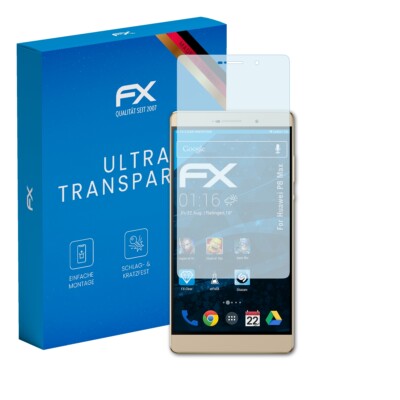 atFoliX 3x Displayschutzfolie für Huawei P8 Max Schutzfolie klar Folie