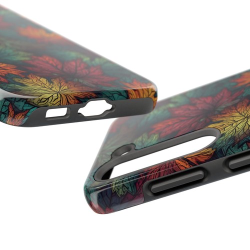 Custodie telefono resistenti foglia d'acero autunnale - iPhone Samsung, cover protettiva, autunno - Foto 4 di 39