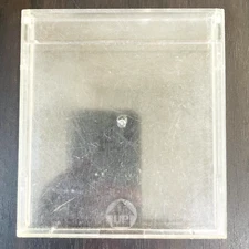Nintendo Famicom Disk System Authentic Original Plastic Clear Case Disk Case