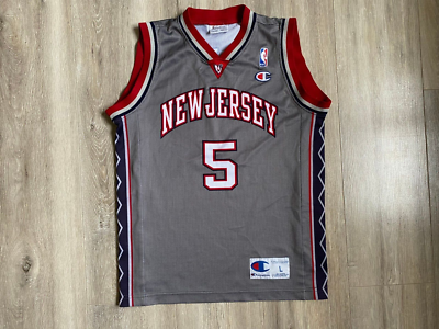 New Jersey Nets Jason Kidd Basketball Shirt Vintage Champion