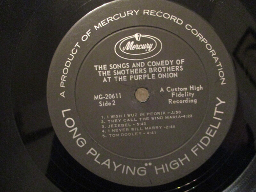 Collectible~Smothers Brothers~Mercury Records~MG 20611~High Fidelity - Picture 6 of 14