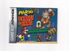Mario Vs Donkey Kong - Authentic GBA Manual Instruction Booklet Game Boy