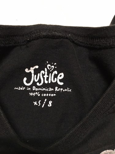 Justice Girls Size 8 Dance Top - Picture 3 of 4