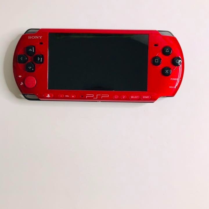 PSP 3000 Red / Black - VERY GOOD - OEM Japan TESTED +