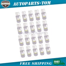 Super White T10 194 168 W5W 2825 LED License Plate Interior light Bulb 6000K 20x