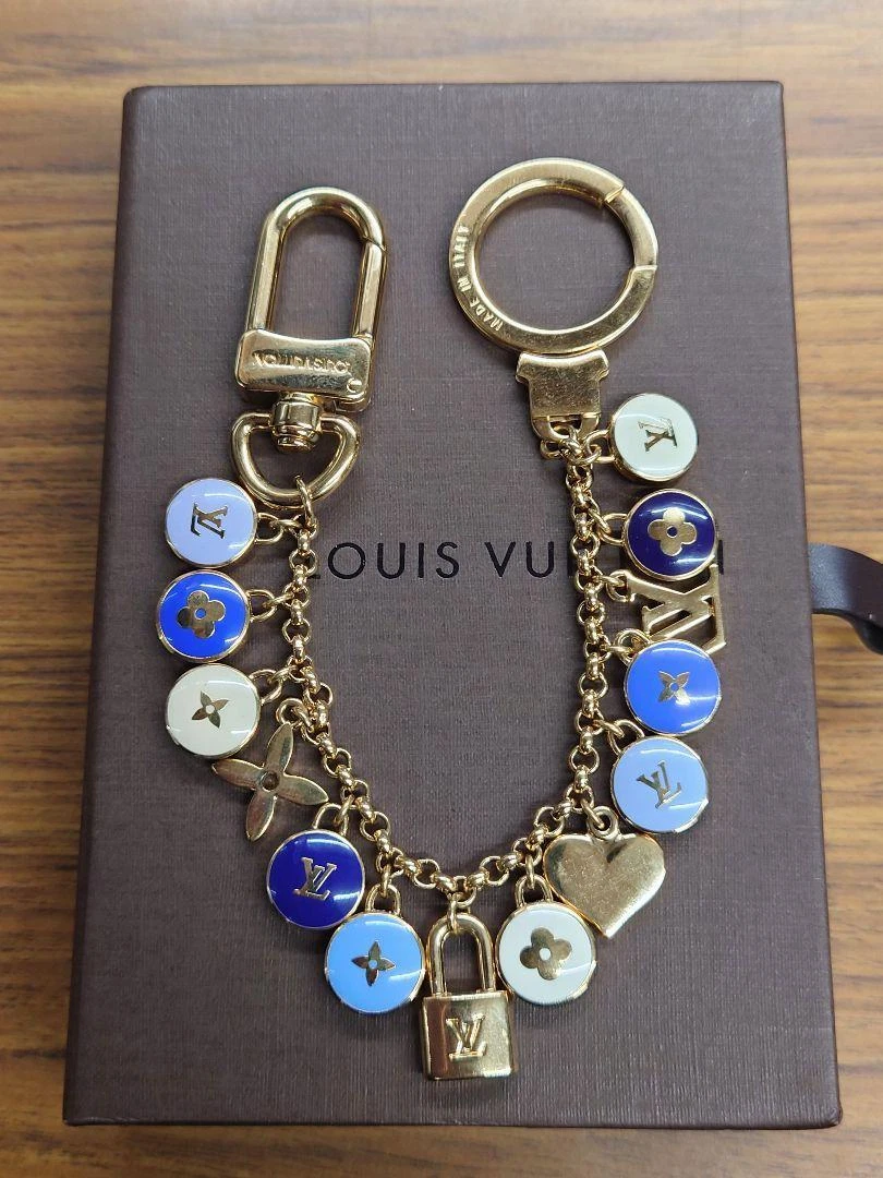 Louis Vuitton Louis Vuitton Porte Cles Chaine Pastilles Blue Key