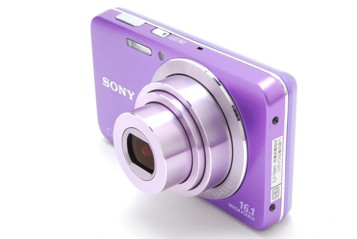 MINT w/Case]SONY Cyber-shot DSC-W630 Purple 16.1MP 5x zoom
