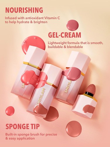 SHEGLAM Makeup - Color Bloom Liquid Blush Matte Finish - Long-wearing Waterproof - Picture 2 of 7